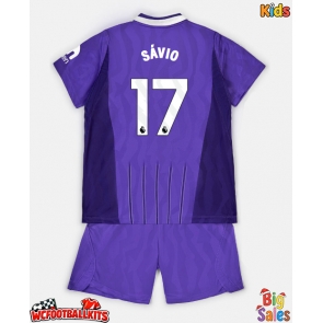 Tottenham Hotspur Savio #17 Replica Third Stadium Kit for Kids 2026-27 Short Sleeve (+ pants)